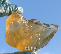 Libyan Desert Glass Meteorite Tektite impact specimen(1005 crt)Dimples Gem AAAA