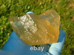 Libyan Desert Glass Meteorite Tektite impact specimen(1005 crt)Dimples Gem AAAA