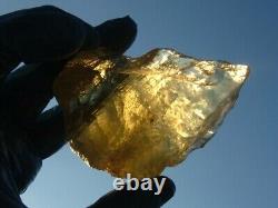 Libyan Desert Glass Meteorite Tektite impact specimen(1005 crt)Dimples Gem AAAA