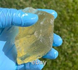 Libyan Desert Glass Meteorite Tektite impact specimen(1005 crt)Dimples Gem AAAA