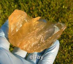 Libyan Desert Glass Meteorite Tektite impact specimen(1005 crt)Dimples Gem AAAA