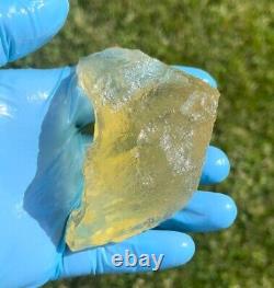 Libyan Desert Glass Meteorite Tektite impact specimen(1005 crt)Dimples Gem AAAA