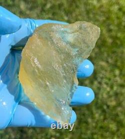 Libyan Desert Glass Meteorite Tektite impact specimen(1005 crt)Dimples Gem AAAA