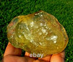 Libyan Desert Glass Meteorite Tektite impact specimen(1010 Ct) Super yellow A+