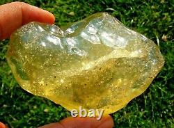 Libyan Desert Glass Meteorite Tektite impact specimen(1010 Ct) Super yellow A+