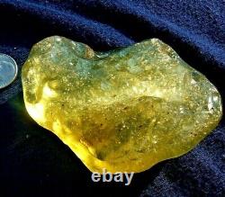 Libyan Desert Glass Meteorite Tektite impact specimen(1010 Ct) Super yellow A+