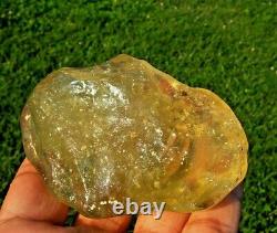 Libyan Desert Glass Meteorite Tektite impact specimen(1010 Ct) Super yellow A+