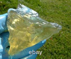 Libyan Desert Glass Meteorite Tektite impact specimen(1020 crt) Super Gem AAAA+