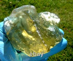 Libyan Desert Glass Meteorite Tektite impact specimen(1020 crt) Super Gem AAAA+