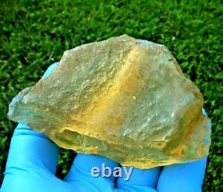 Libyan Desert Glass Meteorite Tektite impact specimen(1055 ct)Big Natural Hole