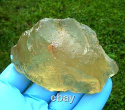 Libyan Desert Glass Meteorite Tektite impact specimen(1055 ct)Big Natural Hole