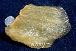 Libyan Desert Glass Meteorite Tektite impact specimen(1060 crt)Dimples yellow