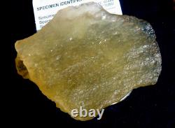 Libyan Desert Glass Meteorite Tektite impact specimen(1060 crt)Dimples yellow