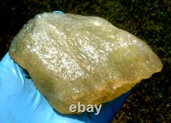 Libyan Desert Glass Meteorite Tektite impact specimen(1060 crt)Dimples yellow