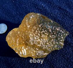 Libyan Desert Glass Meteorite Tektite impact specimen(1110 crt)Top Quality Gem