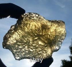 Libyan Desert Glass Meteorite Tektite impact specimen(1110 crt)Top Quality Gem