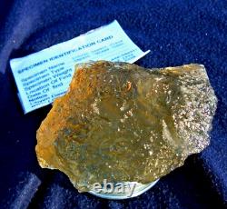 Libyan Desert Glass Meteorite Tektite impact specimen(1110 crt)Top Quality Gem