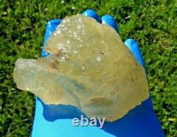 Libyan Desert Glass Meteorite Tektite impact specimen(1127 crt)Dimples GEM AAA