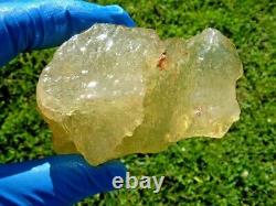 Libyan Desert Glass Meteorite Tektite impact specimen(1127 crt)Dimples GEM AAA