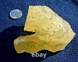 Libyan Desert Glass Meteorite Tektite impact specimen(1127 crt)Dimples GEM AAA