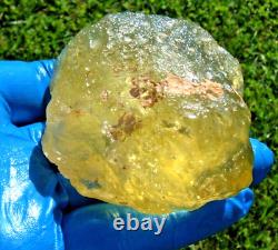 Libyan Desert Glass Meteorite Tektite impact specimen(1150 crt) Big Green Gem