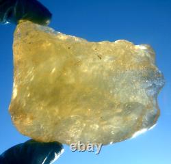 Libyan Desert Glass Meteorite Tektite impact specimen(1190 ct)Dimples Gem A+