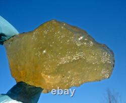 Libyan Desert Glass Meteorite Tektite impact specimen(1190 ct)Dimples Gem A+