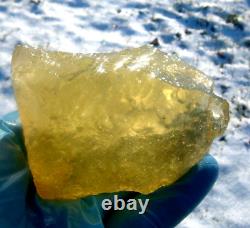 Libyan Desert Glass Meteorite Tektite impact specimen(1190 ct)Dimples Gem A+