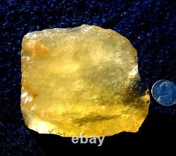 Libyan Desert Glass Meteorite Tektite impact specimen(1190 ct)Dimples Gem A+