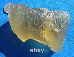 Libyan Desert Glass Meteorite Tektite impact specimen(1240 crt)Super Gem AAAA