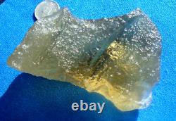 Libyan Desert Glass Meteorite Tektite impact specimen(1240 crt)Super Gem AAAA