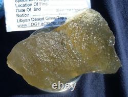 Libyan Desert Glass Meteorite Tektite impact specimen(1240 crt)Super Gem AAAA