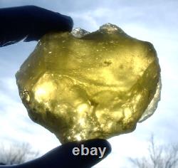 Libyan Desert Glass Meteorite Tektite impact specimen(1250 crt)Yellow Gem AAAA