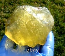 Libyan Desert Glass Meteorite Tektite impact specimen(1250 crt)Yellow Gem AAAA