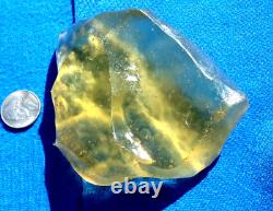 Libyan Desert Glass Meteorite Tektite impact specimen(1275 crt) Super Gem AAAA+