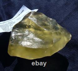 Libyan Desert Glass Meteorite Tektite impact specimen(1275 crt) Super Gem AAAA+