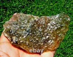 Libyan Desert Glass Meteorite Tektite impact specimen(1300 crt)Dimples Gem Rare