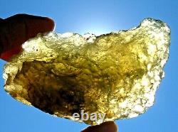 Libyan Desert Glass Meteorite Tektite impact specimen(1300 crt)Dimples Gem Rare