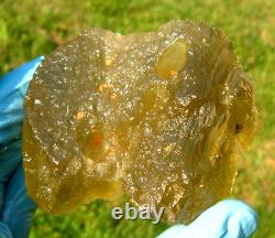 Libyan Desert Glass Meteorite Tektite impact specimen(1625 crt)Super Gem Green