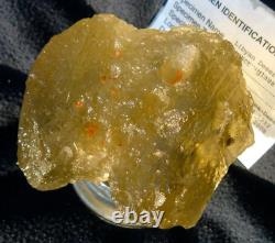 Libyan Desert Glass Meteorite Tektite impact specimen(1625 crt)Super Gem Green