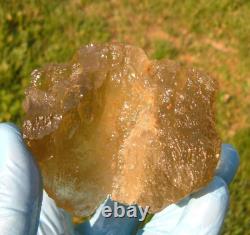 Libyan Desert Glass Meteorite Tektite impact specimen(1625 crt)Super Gem Green