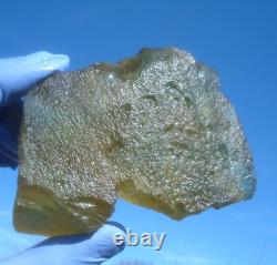 Libyan Desert Glass Meteorite Tektite impact specimen(1625 crt)Super Green AAAA