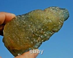 Libyan Desert Glass Meteorite Tektite impact specimen(1630 crt)dimples (0.3 Kg)