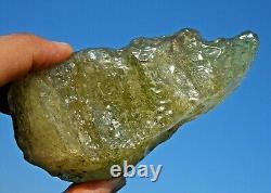 Libyan Desert Glass Meteorite Tektite impact specimen(1630 crt)dimples (0.3 Kg)