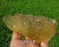 Libyan Desert Glass Meteorite Tektite impact specimen(1630 crt)dimples (0.3 Kg)