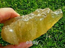 Libyan Desert Glass Meteorite Tektite impact specimen(1630 crt)dimples (0.3 Kg)