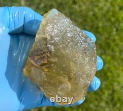 Libyan Desert Glass Meteorite Tektite impact specimen(1675 ct) Super Gem Green