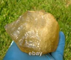 Libyan Desert Glass Meteorite Tektite impact specimen(1675 ct) Super Gem Green