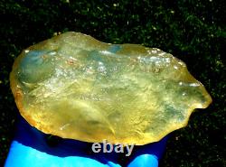 Libyan Desert Glass Meteorite Tektite impact specimen(1710 crt)PreHistoric Tool