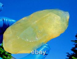 Libyan Desert Glass Meteorite Tektite impact specimen(1710 crt)PreHistoric Tool